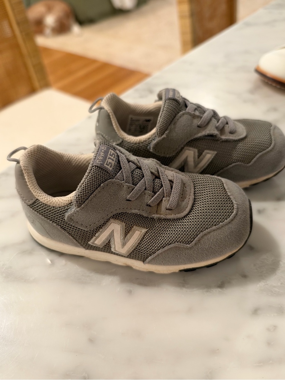 New Balance Kids' Grey 515 Classic Sneaker